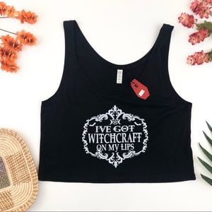 Tops - Witchy cropped tank top Tops - Witchy cropped tank top